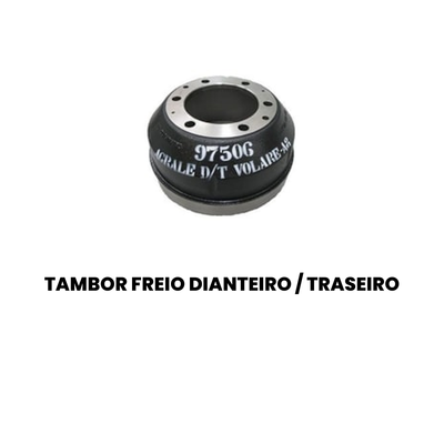 Tambor de Freio Dianteiro/Traseiro DURAMETAL 8500 MA - Imagem 2