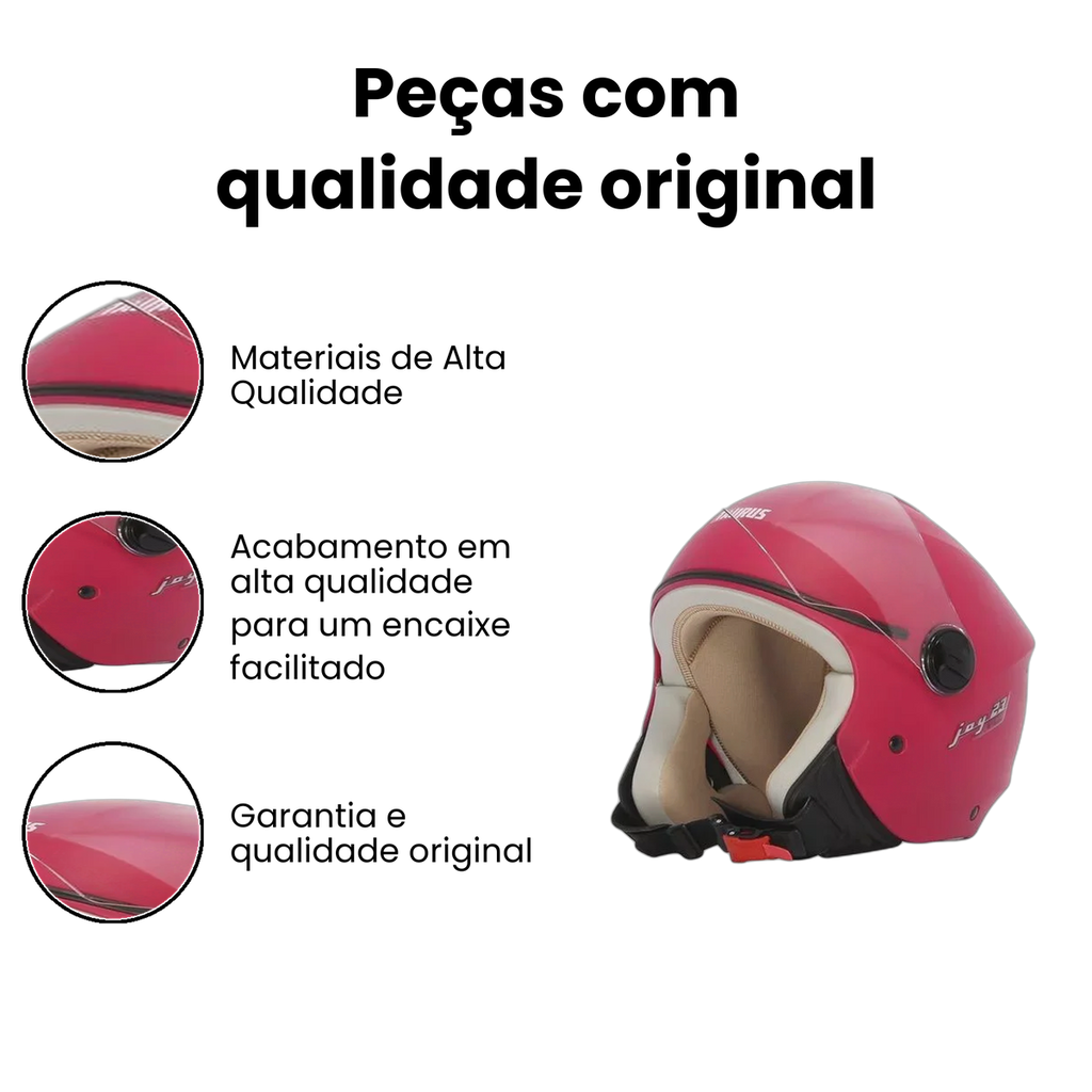 Joy23 By Taurus Capacete Rosa Fosco - Imagem 3