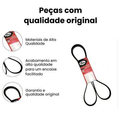 Correia de Acessórios Mercedes Benz Axor 9PK2295 - Imagem 3