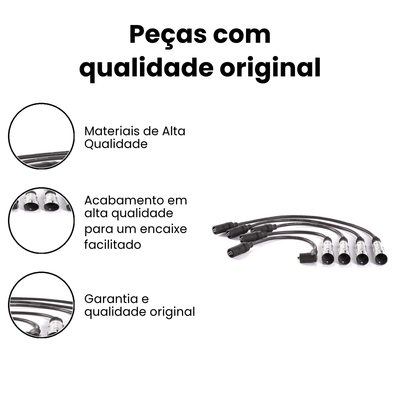 Cabo de Vela de Ignicao Bosch Parati Saveiro - Imagem 3