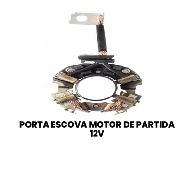 Porta Escova Motor de Partida 12 Volts Gol - Imagem 2