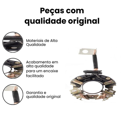 Porta Escova Motor de Partida 12 Volts Gol - Imagem 3