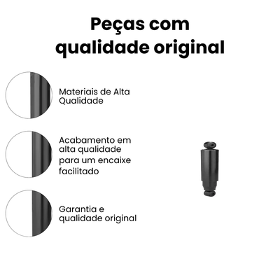 Amortecedor Suspensão Traseiro Kombi Fusca 1957-1977 - Imagem 3