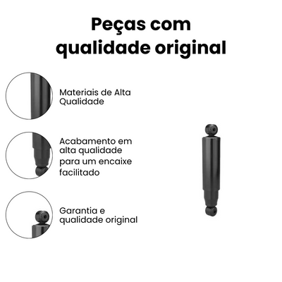 Amortecedor Traseiro Direito/Esquerdo Kombi VW - Imagem 3