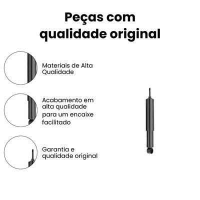 Amortecedor de Suspensão Traseiro Direito / Esquerdo Chevy - Imagem 3