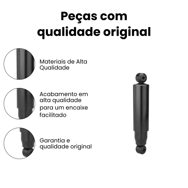 Amortecedor Traseiro Direito Esquerdo Kombi 1997-2013 - Imagem 3