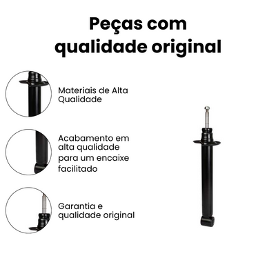 Amortecedor Suspensão Traseiro Direito Esquerdo Gol - Imagem 3