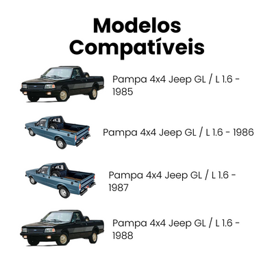 Amortecedor Traseiro Direito/Esquerdo Ford Pampa - Imagem 4