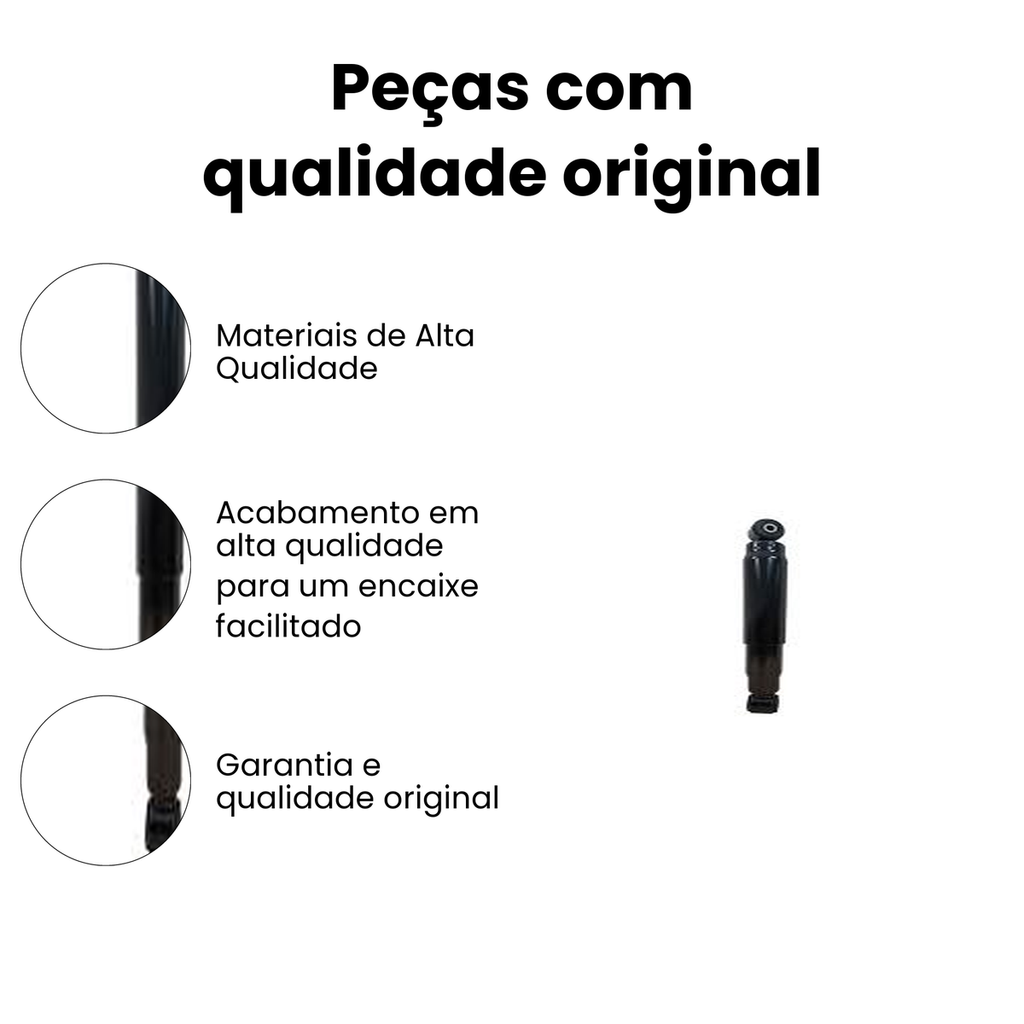 AMORTECEDOR DIANTEIRO DIREITO OU ESQUERDO VOLARE | AGRALE AC-42001 - Imagem 3