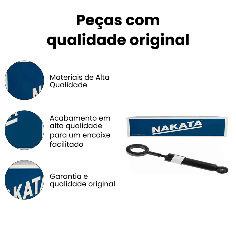 Amortecedor de Cabine Dianteiro Atego 1315 1418 1998-2013 - Imagem 3