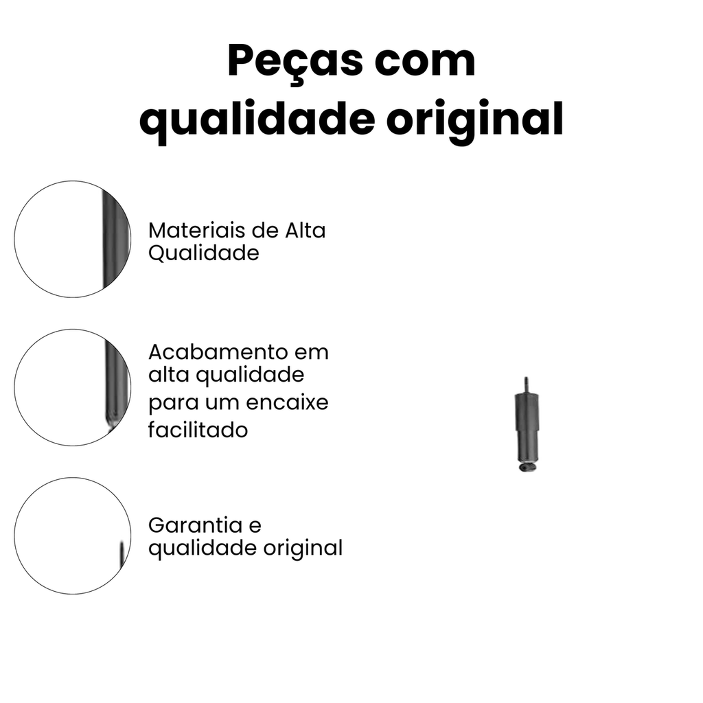 AMORTECEDOR DE SUSPENSÃO DIANTEIRO DIREITO/ESQUERDO SCANIA AC-45014 - Imagem 3