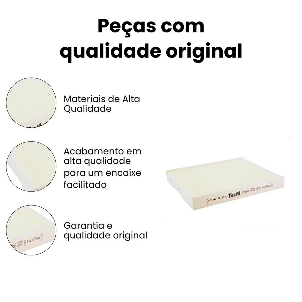 FILTRO DE CABINE CHEVROLET | BYD ACP008 - Imagem 3