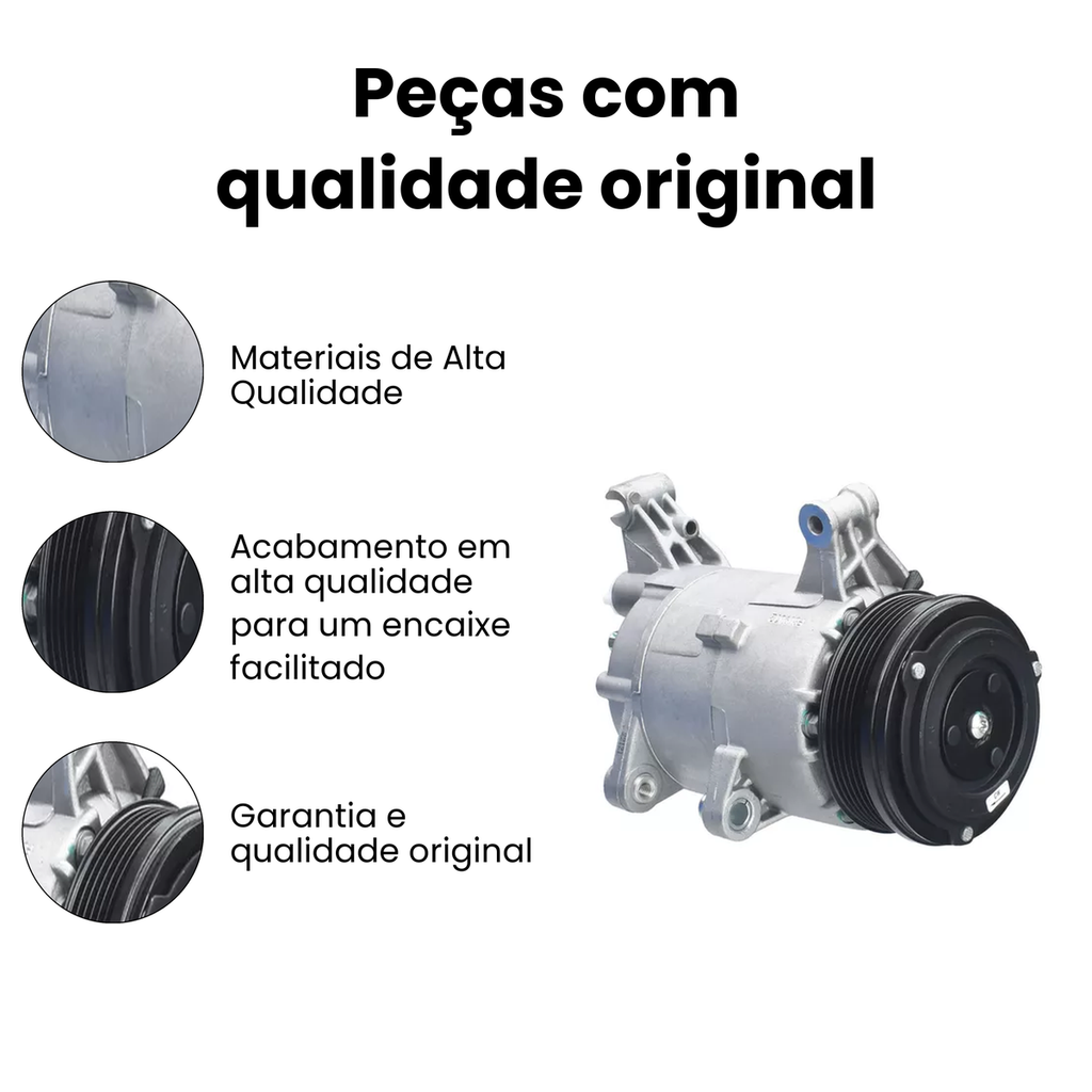 Compressor Fiat Bravo 2011-2014 Doblo 2010-2015 Idea 2011-20 - Imagem 3