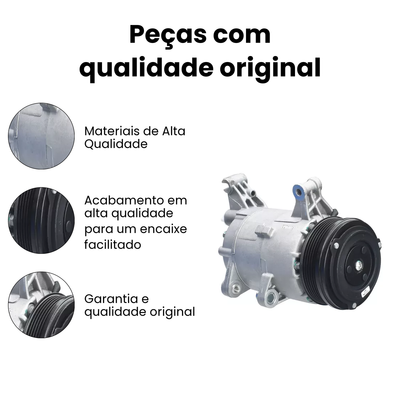 Compressor Fiat Bravo 2011-2014 Doblo 2010-2015 Idea 2011-20 - Imagem 3