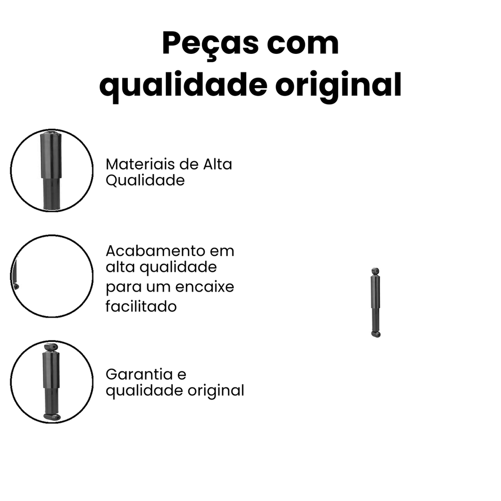 Amortecedor Cabine Dianteiro MA 6000 - Imagem 3