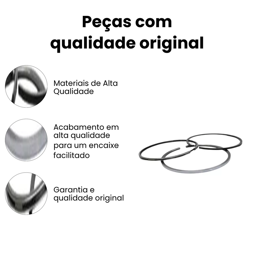 Anel Segmento Scania K250 K310 P310 P320 - Imagem 3