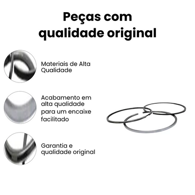 Anel Segmento Scania K250 K310 P310 P320 - Imagem 3