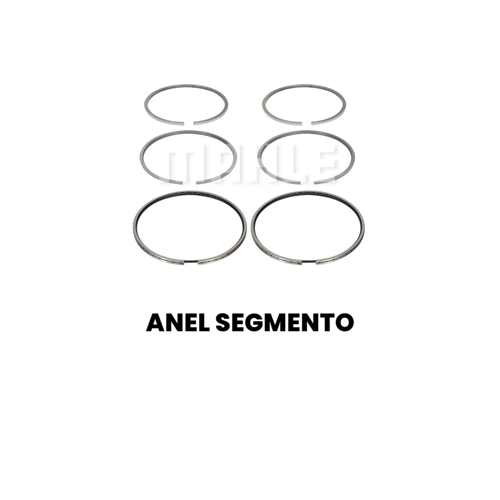 Anel Segmento Honda CG 160 NXR 160 Titan Fan Bros Cargo 0.25 - Imagem 2