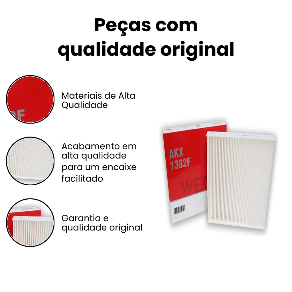 Filtro de Cabine WEGA AKX-1382F Daily - Imagem 3