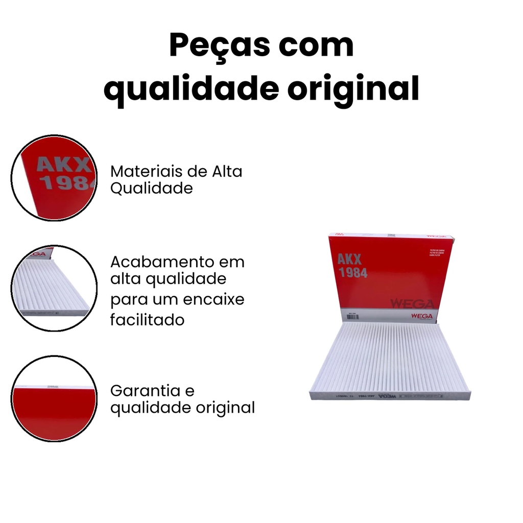 Filtro de Cabine WEGA Etios - Imagem 3