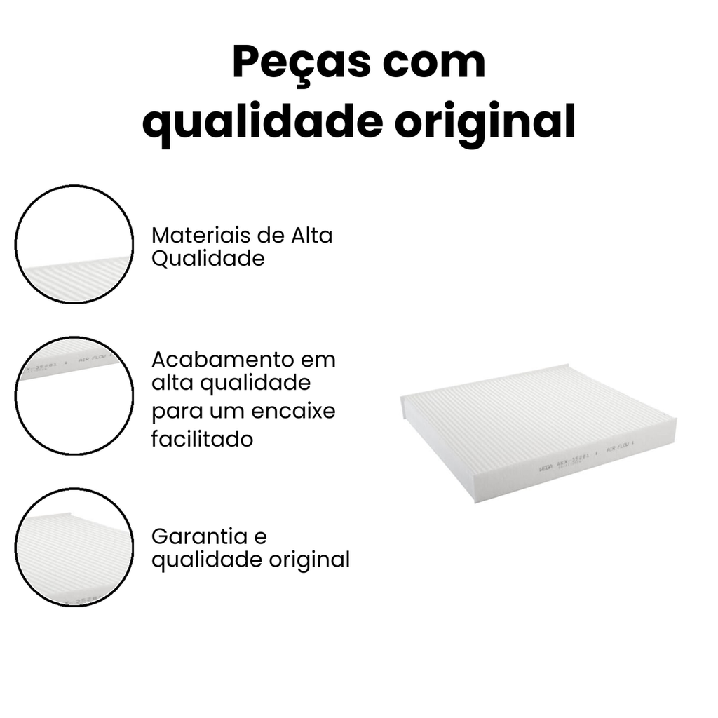 Filtro de Cabine WEGA TAOS A3 - Imagem 3