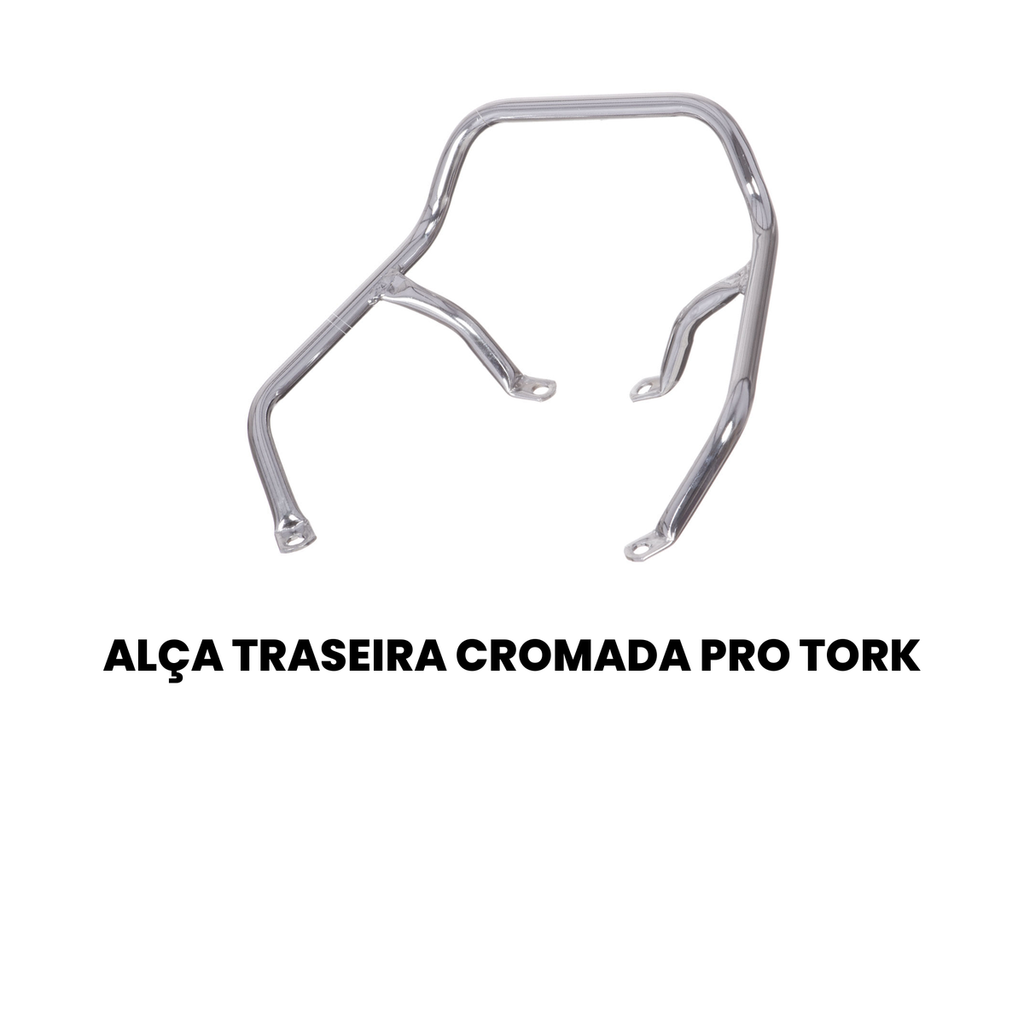 Alça Traseira Cromada Pro Tork CG CG - Imagem 2