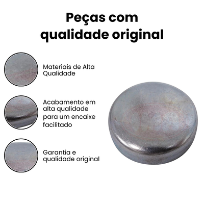 Selo Bloco Motor Lateral 36,80mm Passat - Imagem 3