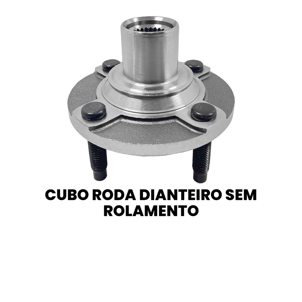 Cubo Roda Dianteiro s/ Rolamento Onix e Spin - Imagem 2