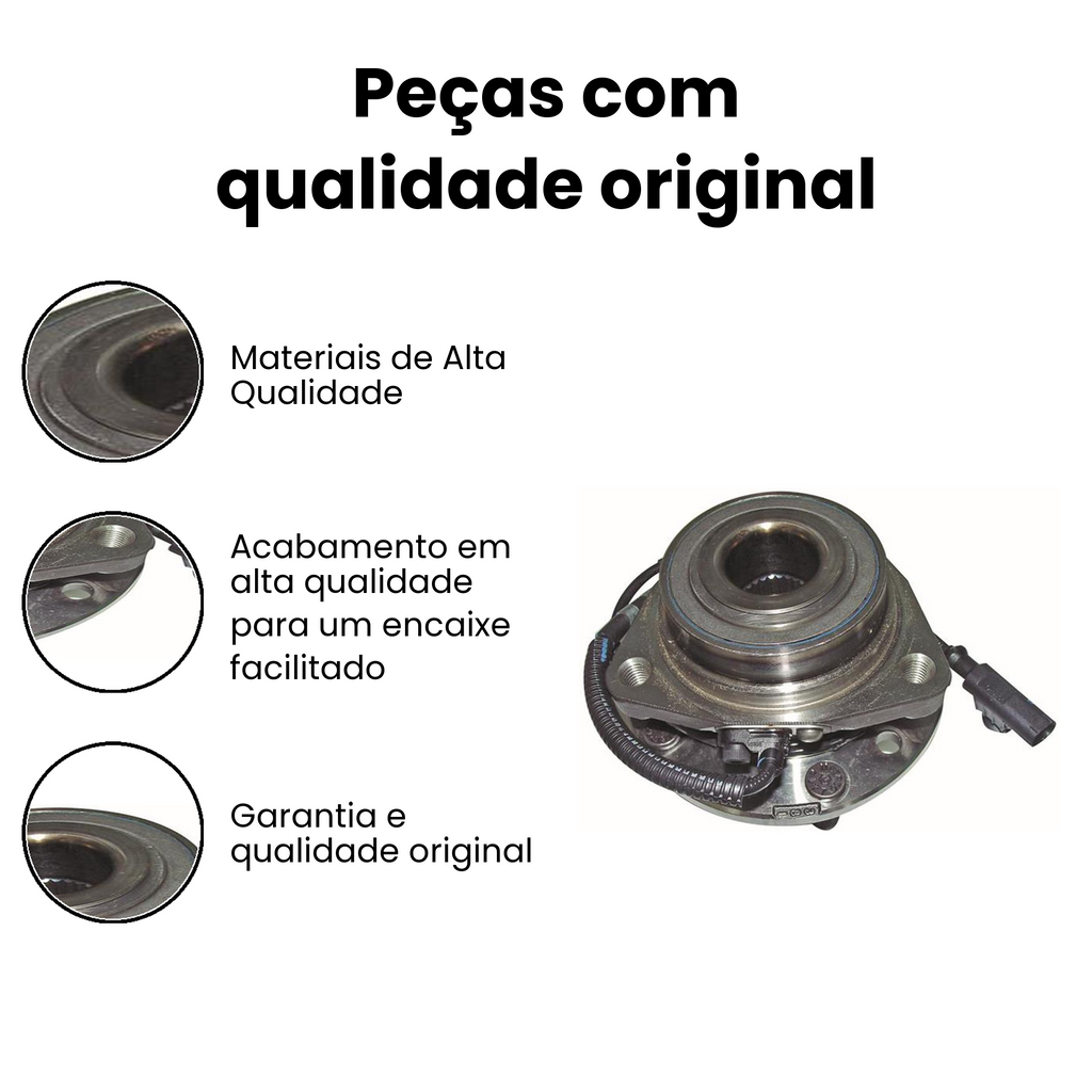 CUBO Roda Dianteira S10 95-21 - Imagem 3