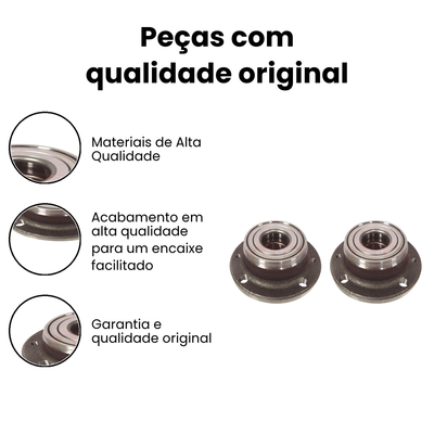 Cubo de Roda Traseiro com Rolamento - IMA - Doblo - Imagem 3