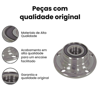 Cubo de Roda Traseiro com Rolamento Golf | IMA - Imagem 3