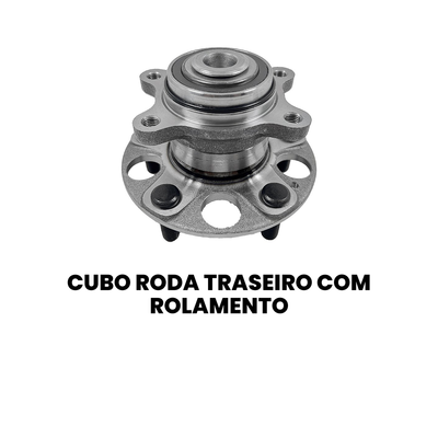 Cubo de Roda Traseiro c/ Rolamento - Civic - Imagem 2