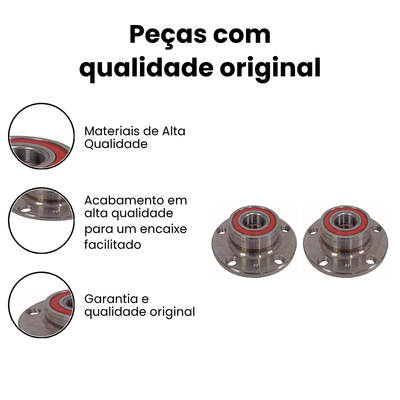 Cubo de Roda Traseiro com Rolamento Polo Fox (IMA) - Imagem 3