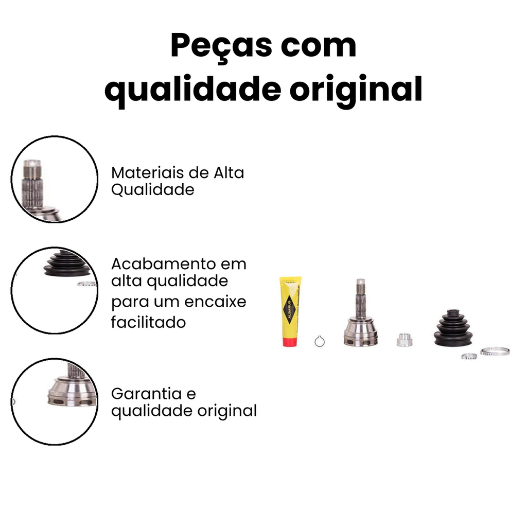 Junta Homocinética Roda Siena/Fiorino - ALBARUS - Imagem 3