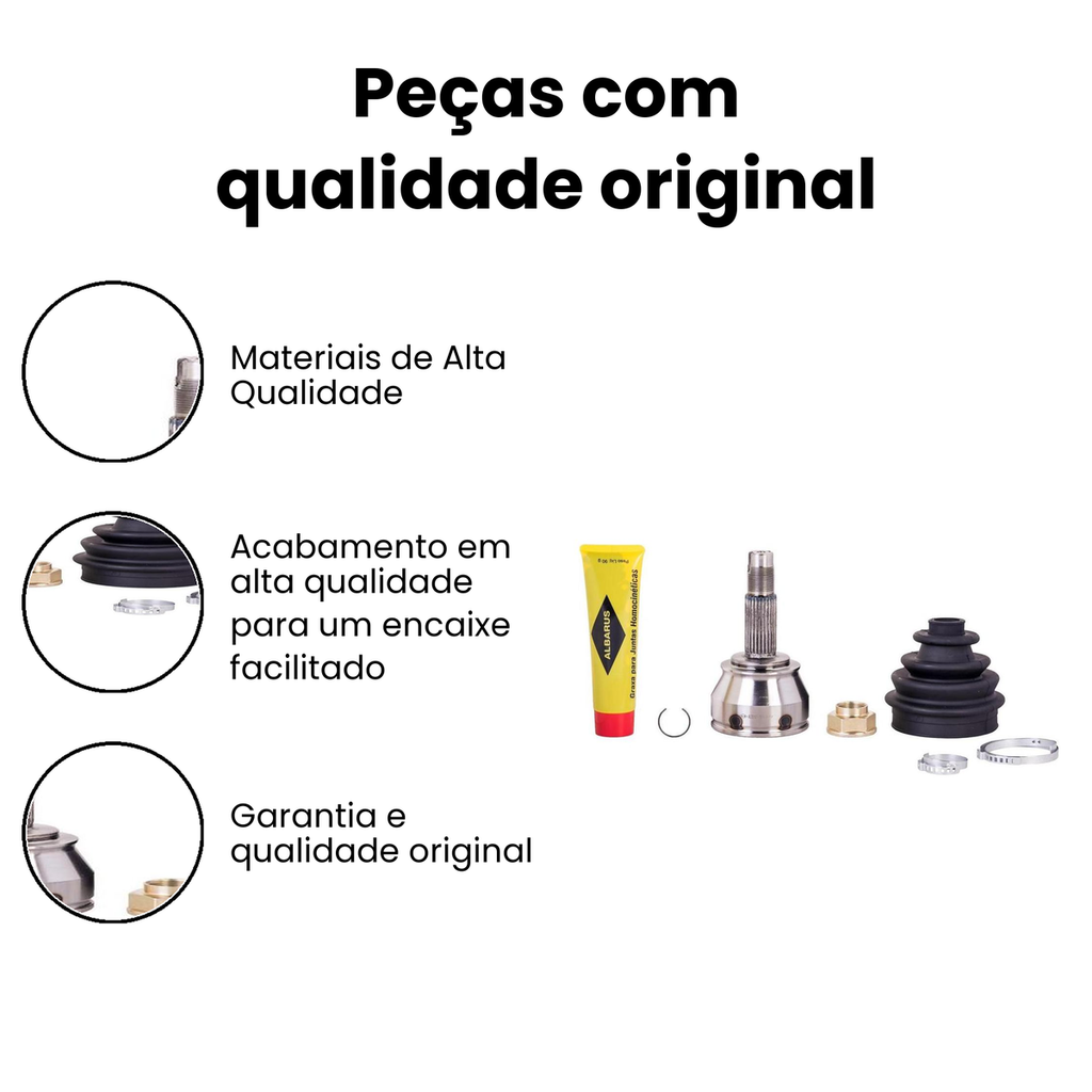 Junta Homocinética Fixa Diant. Palio (Dir/Esq) - Imagem 3