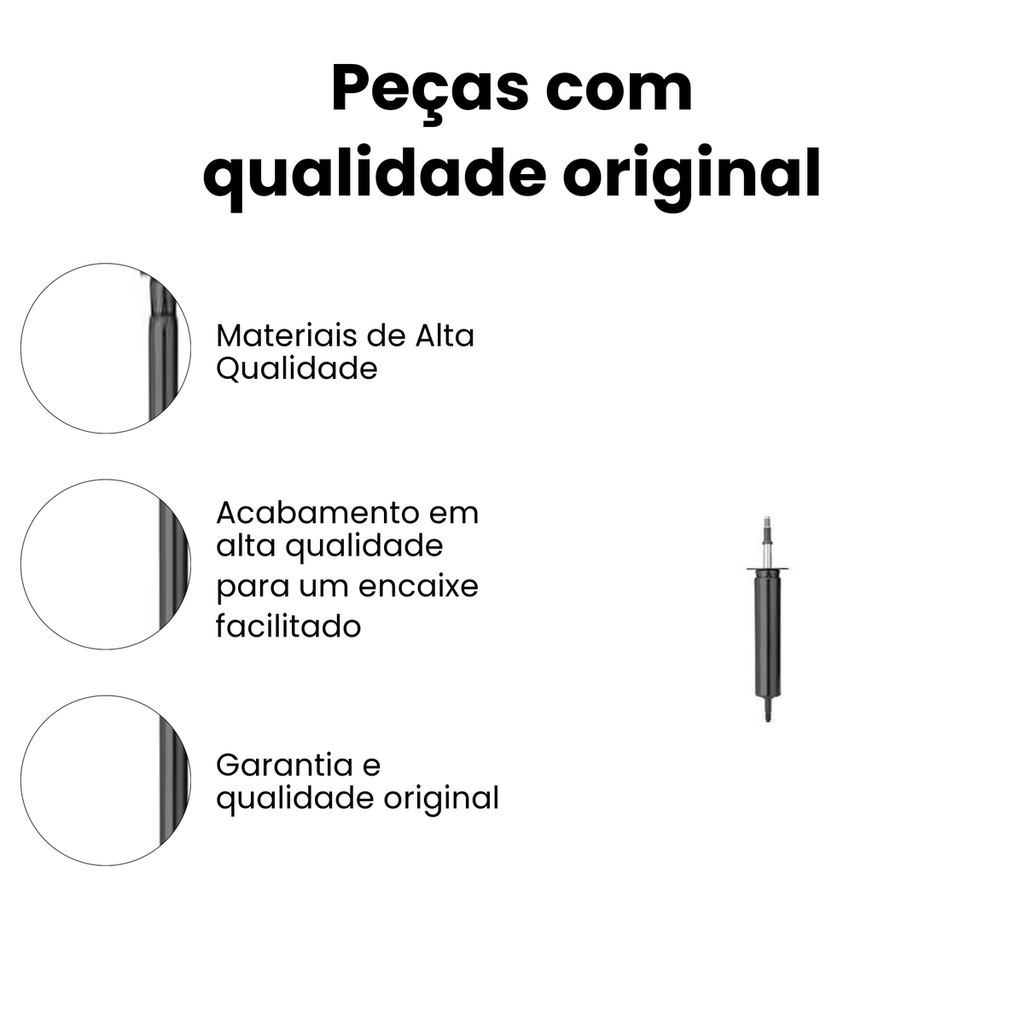 Amort Suspensão Tras Volkswagen Santana 1984-1990 Belina 197 - Imagem 3