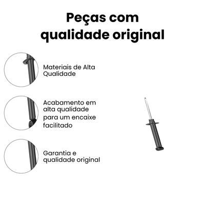 Amortecedor Suspensão Traseira Parati 1982-1996 - Imagem 3