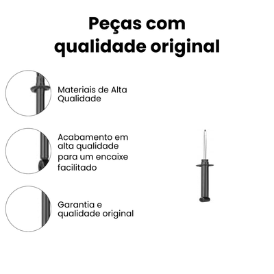 Amortecedor de Suspensão Traseiro Saveiro 1983-1997 - Imagem 3