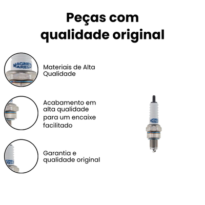 Vela de Ignição Magneti Marelli - XTZ Retrô - Imagem 3