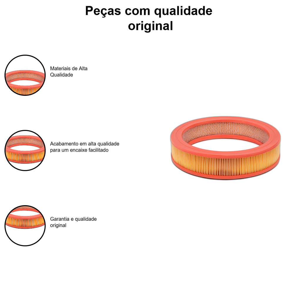 Filtro de Ar TECFIL AR9620 80 BONANZA - Imagem 3