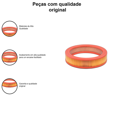 Filtro de Ar TECFIL AR9620 80 BONANZA - Imagem 3