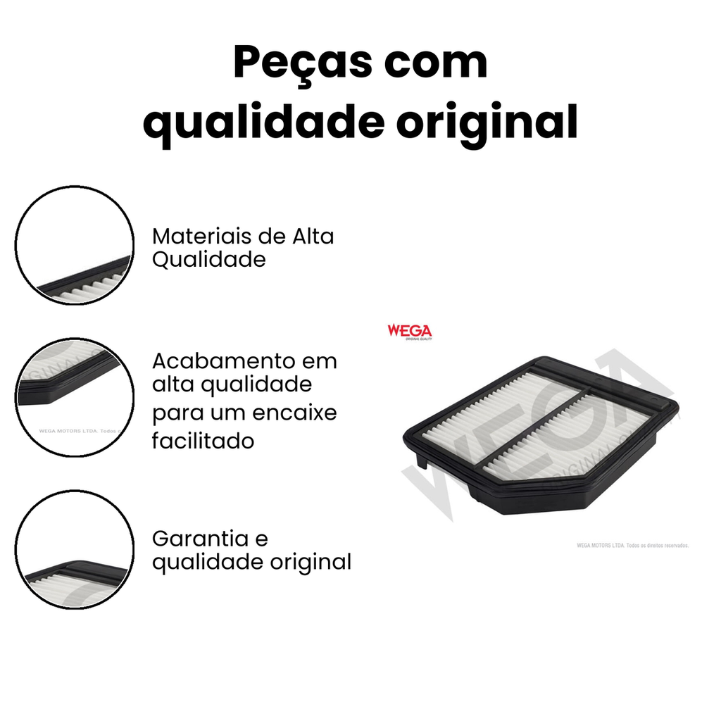 FILTRO DE AR TECFIL CIVIC - Imagem 3