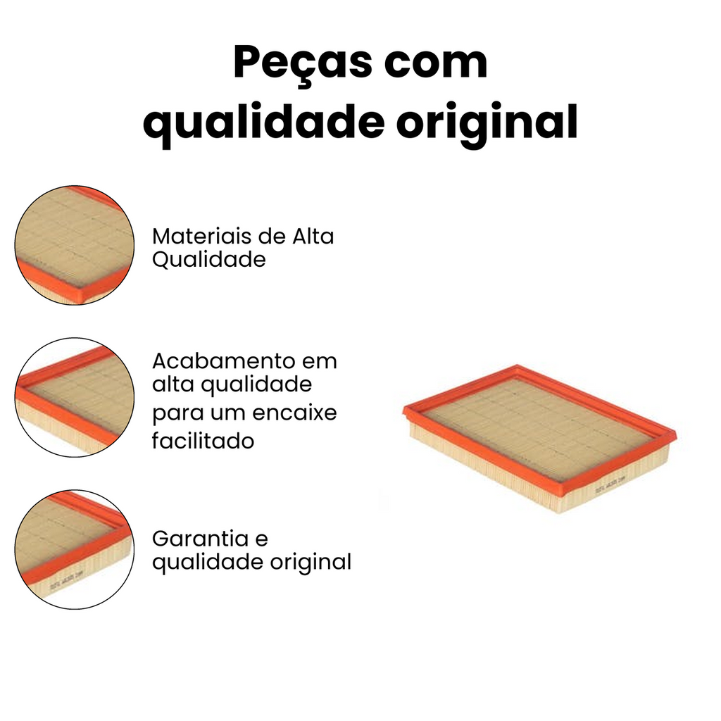 FILTRO DE AR RENAULT ARL5135 - Imagem 3