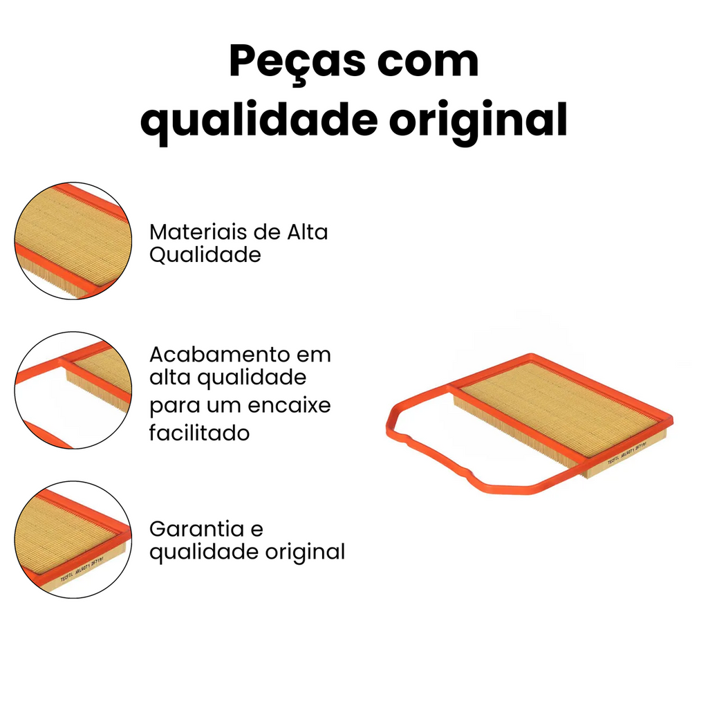 FILTRO DE AR VOLKSWAGEN ARL6071 - Imagem 3