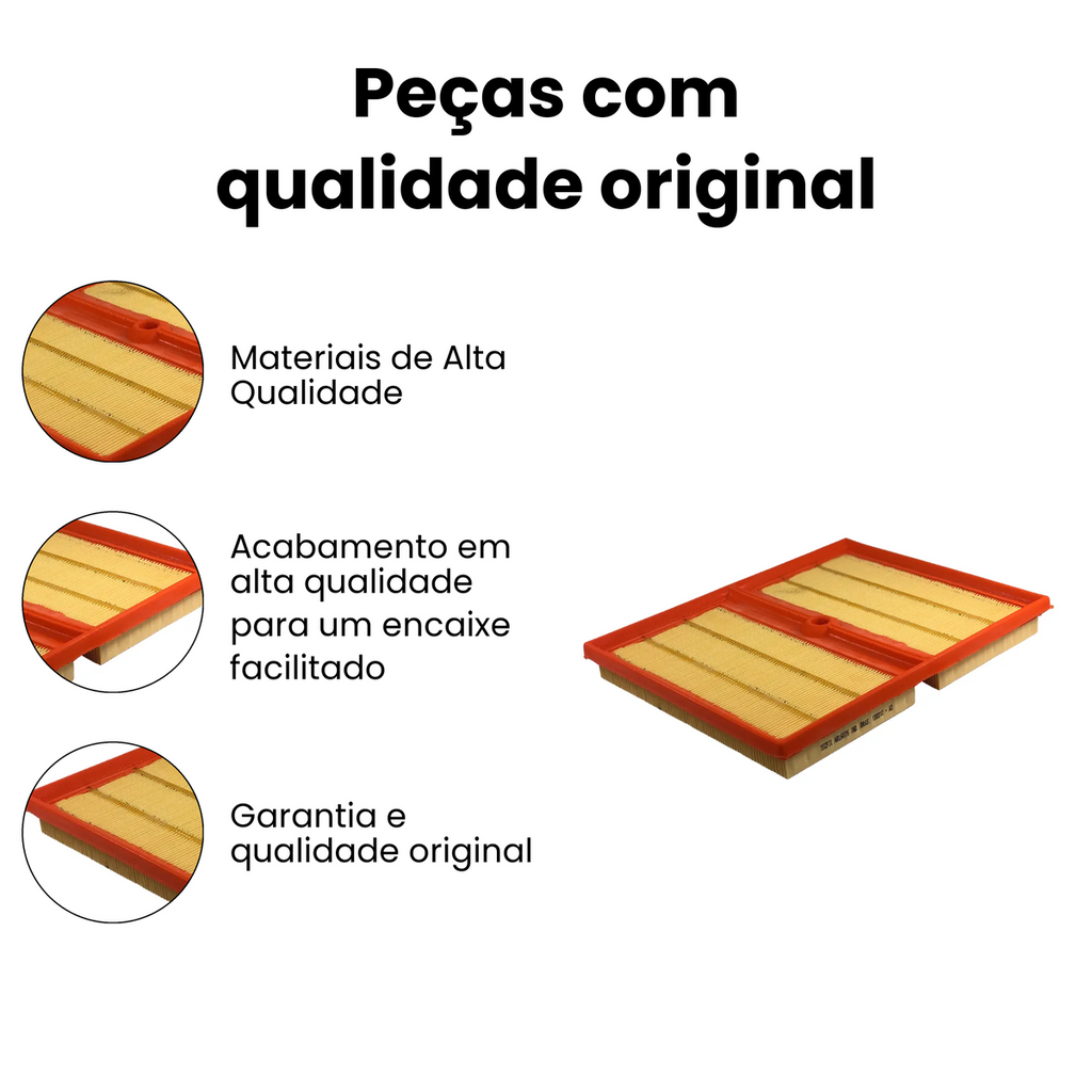 FILTRO DE AR VOLKSWAGEN ARL6076 - Imagem 3