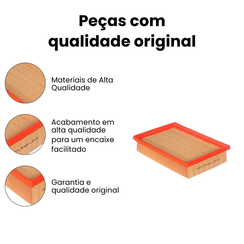 FILTRO DE AR CHEVROLET ARL8829 - Imagem 3