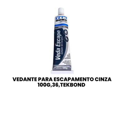 Vedante Escapamento Cinza 100g TEKBOND - Motos - Imagem 2