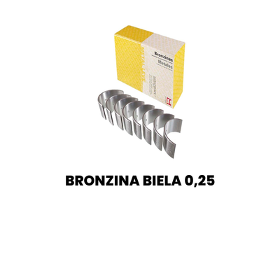 Bronzina Biela 0,25 MAHLE F F - Imagem 2
