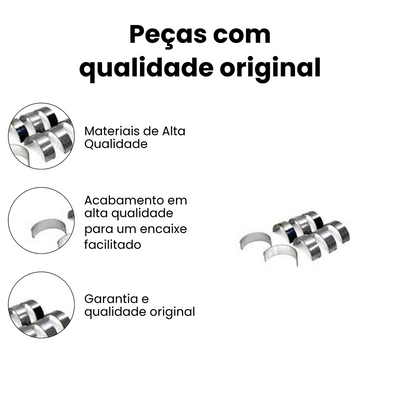 Bronzina de Biela 0.25 MERCEDES BENZ BB764J-025 - Imagem 3