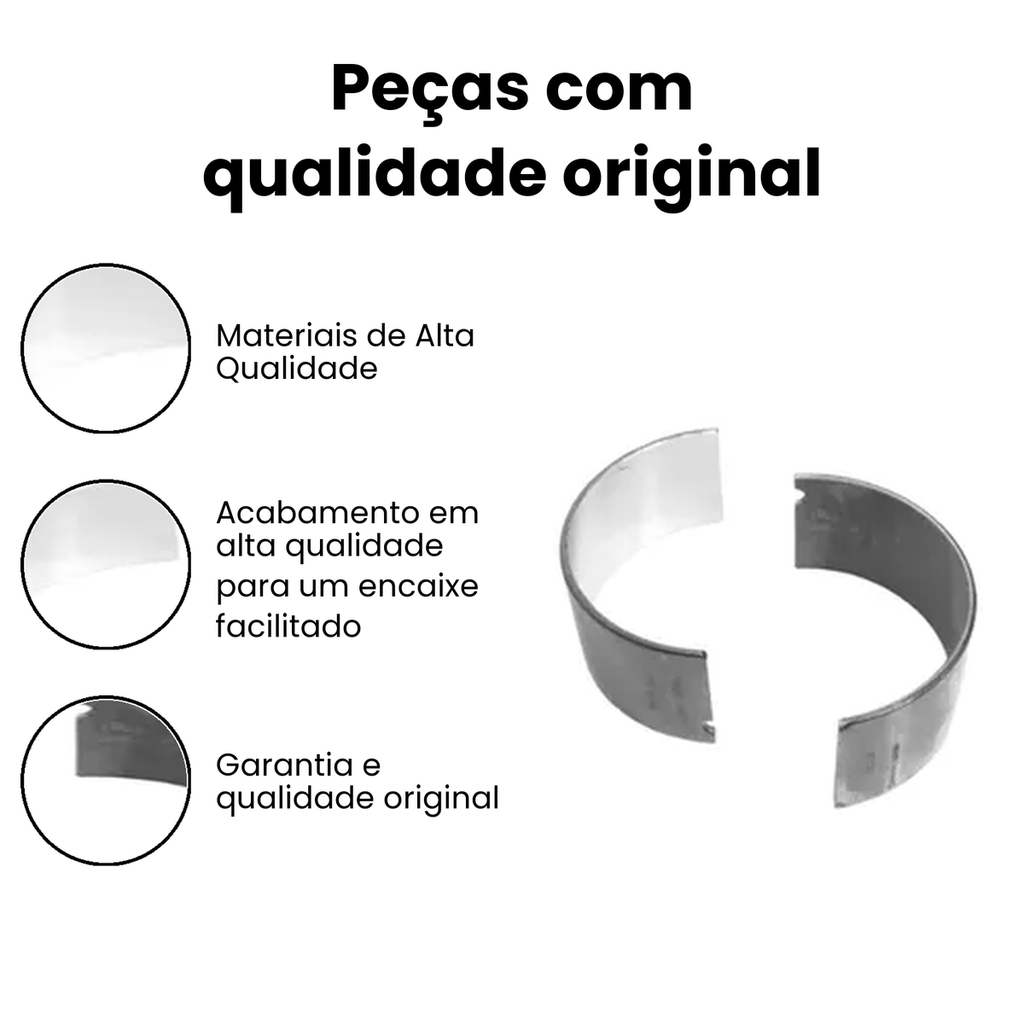 Bronzina do Mancal 025 F-12000 F-14000 - Imagem 3